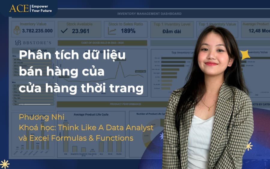 Phân tích dữ liệu bán hàng của cửa hàng thời trang - ACE Academy