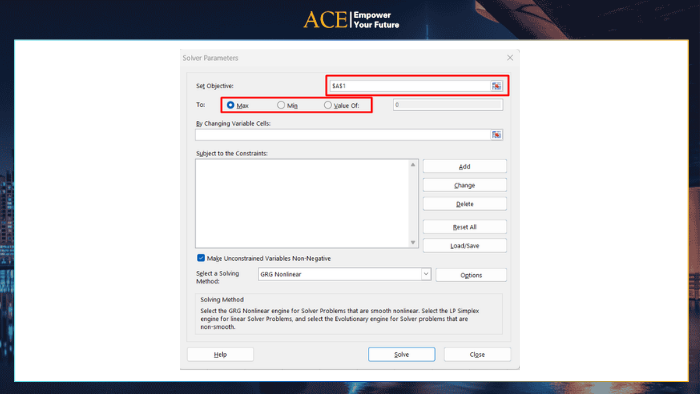 Cách sử dụng Solver trong Excel