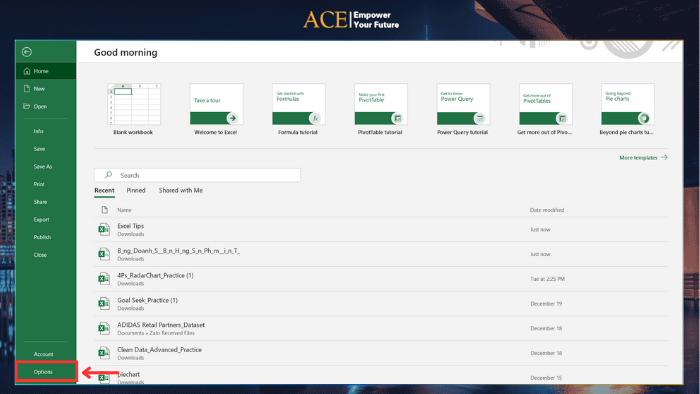 Cài Solver trong Excel cho Windows - ACE Academy