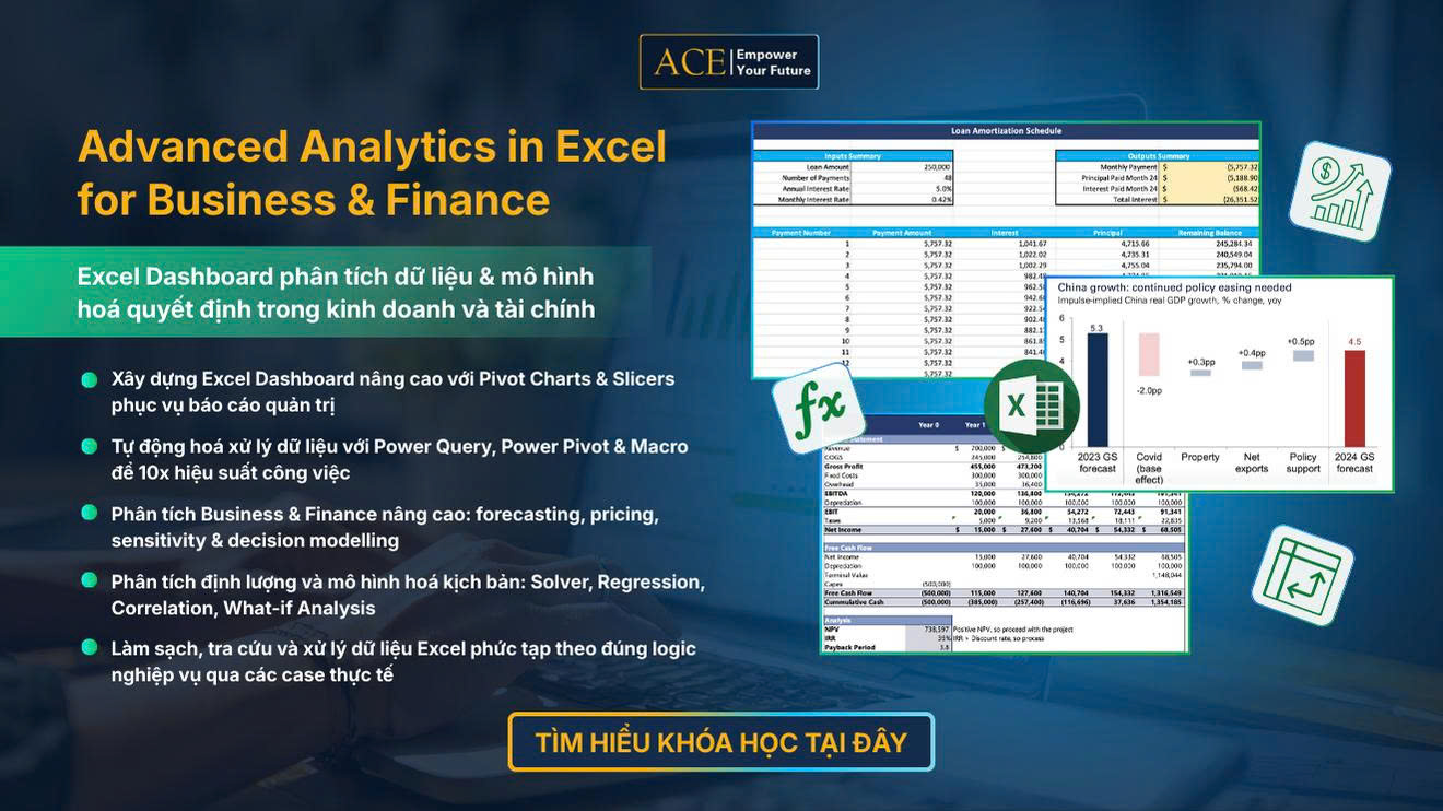 khóa học Excel