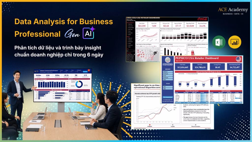 Data Analysis for Business Professional Gen AI