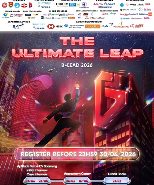 Cuộc thi Young Business Leader - B-Lead 2026: The Ultimate Leap