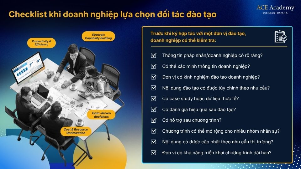đào tạo phân tích dữ liệu cho doanh nghiệp